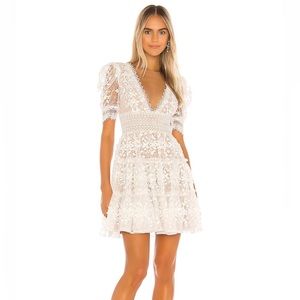 Bronx and Banco Megan Mini Dress in Blanc